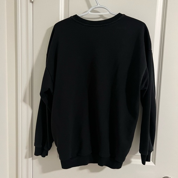 Black Adidas Crewneck with Pockets - Picture 3 of 3